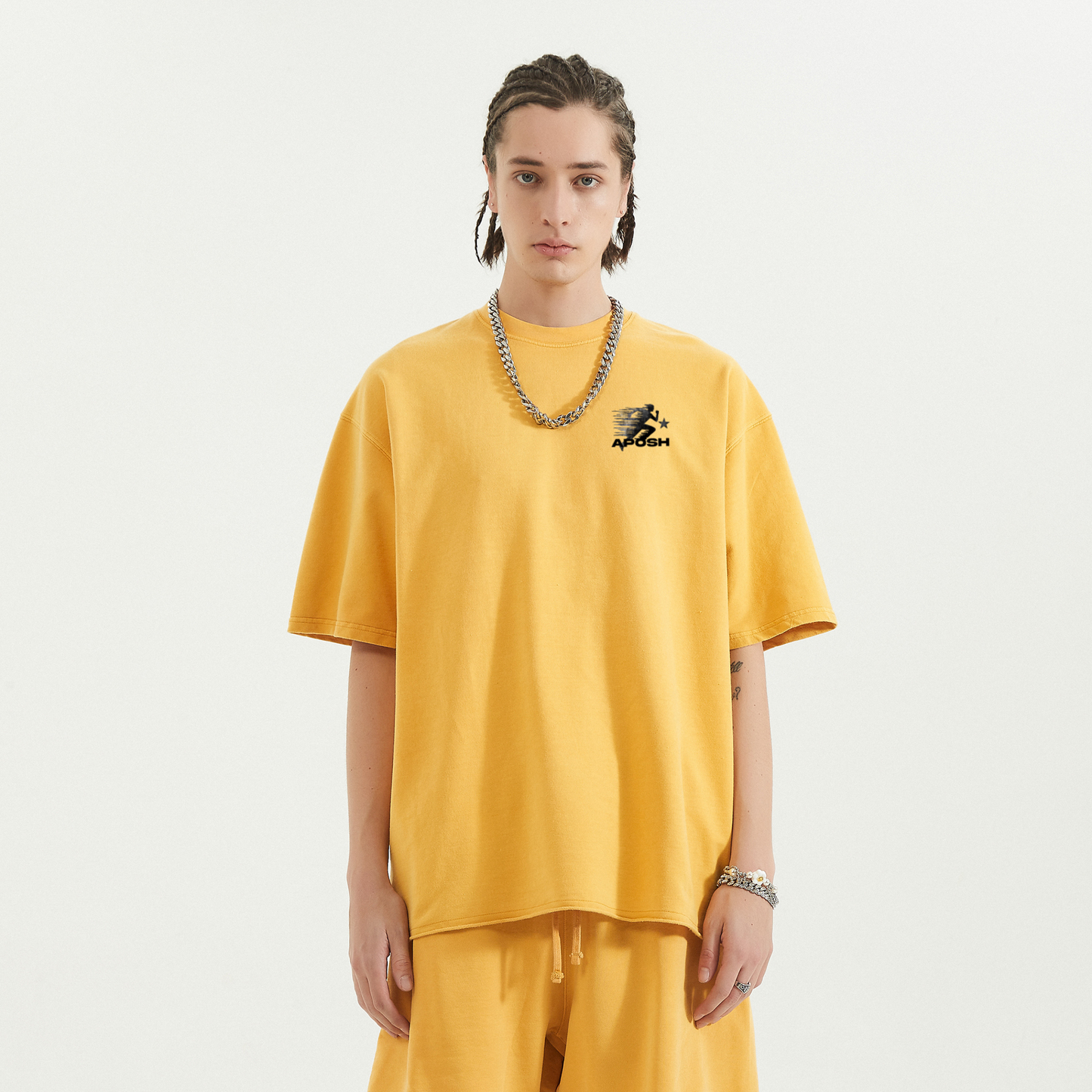 Faded Yellow Hem Tee