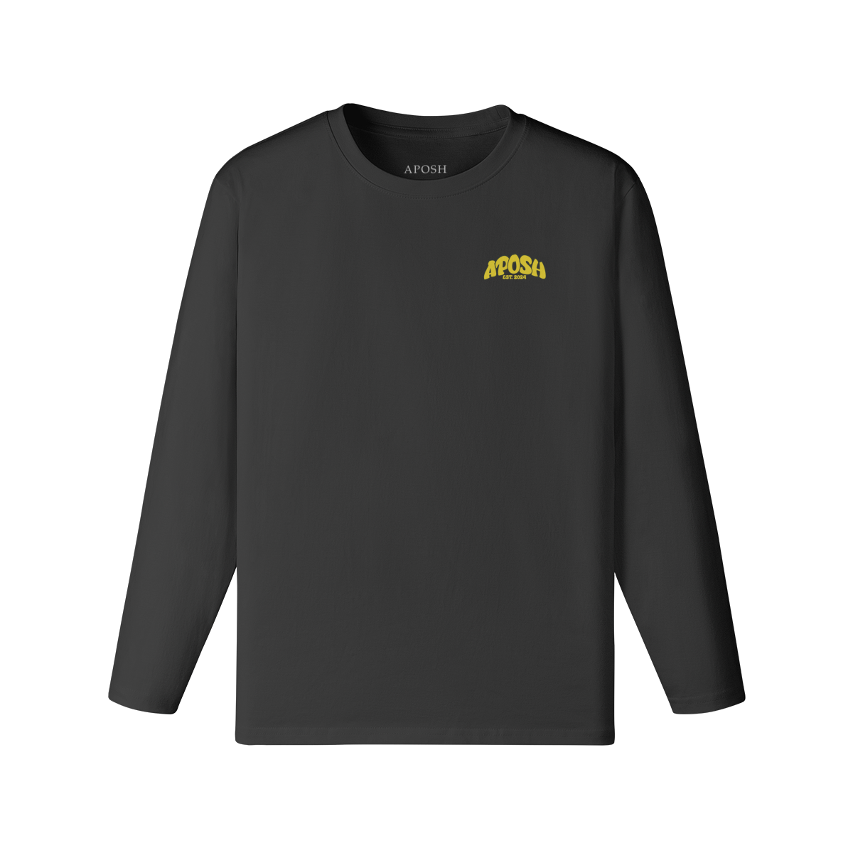 Basic Black Long-Sleeve Tee