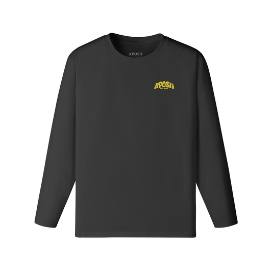 Basic Black Long-Sleeve Tee